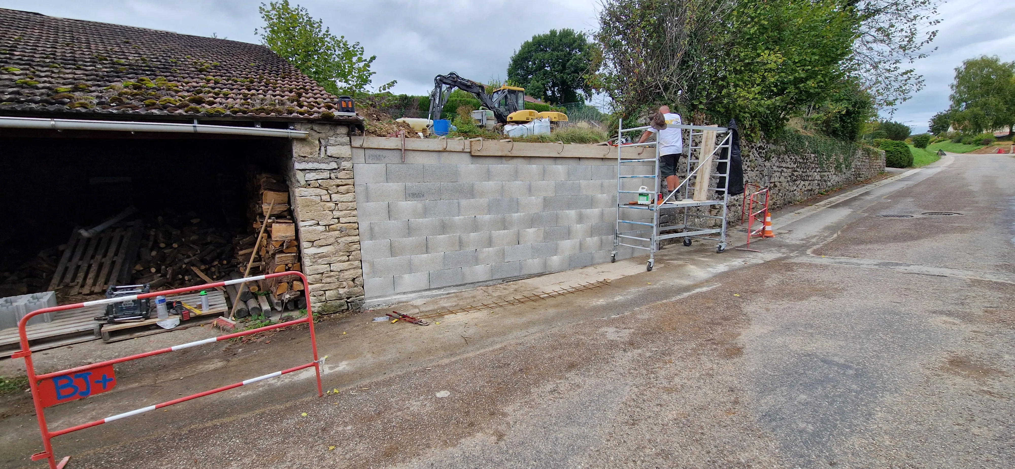 Travaux de maçonnerie